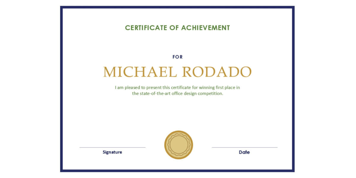 Certificate Using Format How to Make a Certificate in Microsoft Word?