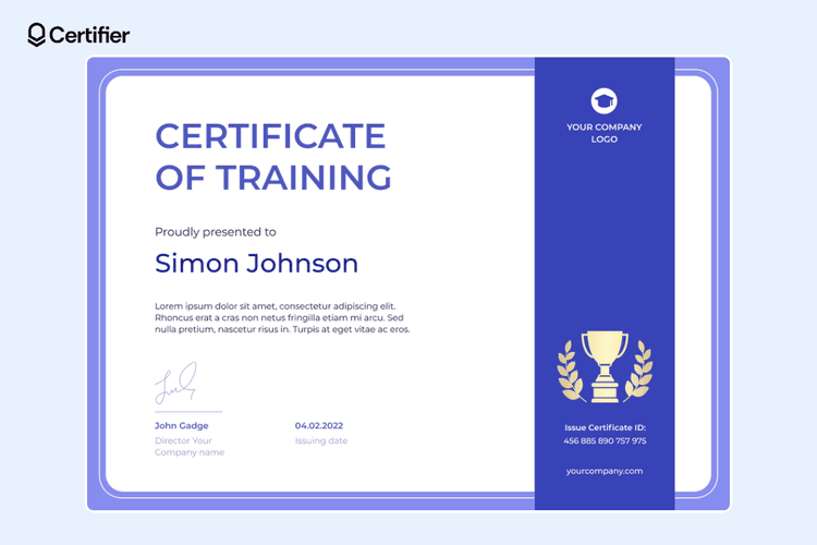 42 Free PowerPoint Certificate Templates