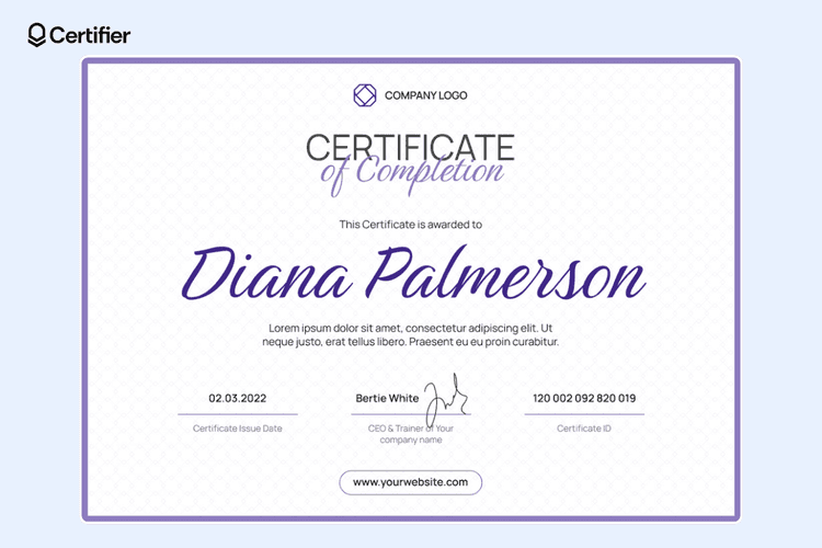 42 Free PowerPoint Certificate Templates