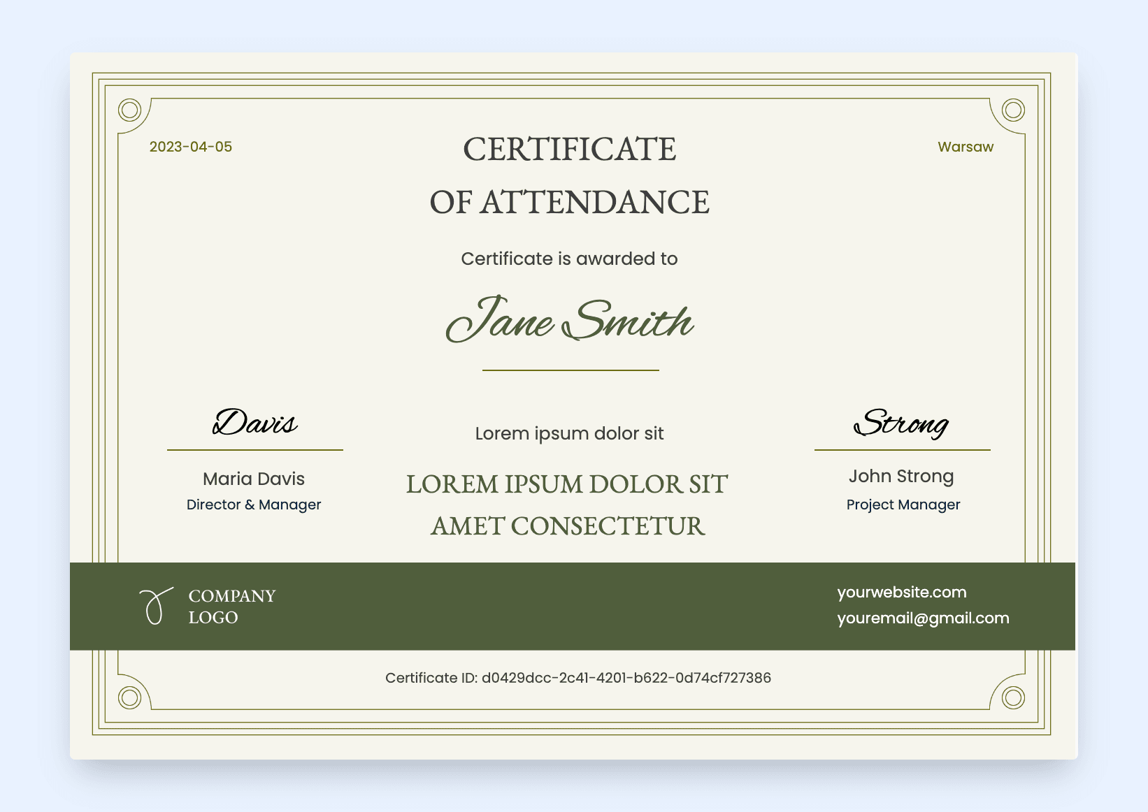 15 Free Attendance Certificate Templates & Inspirations