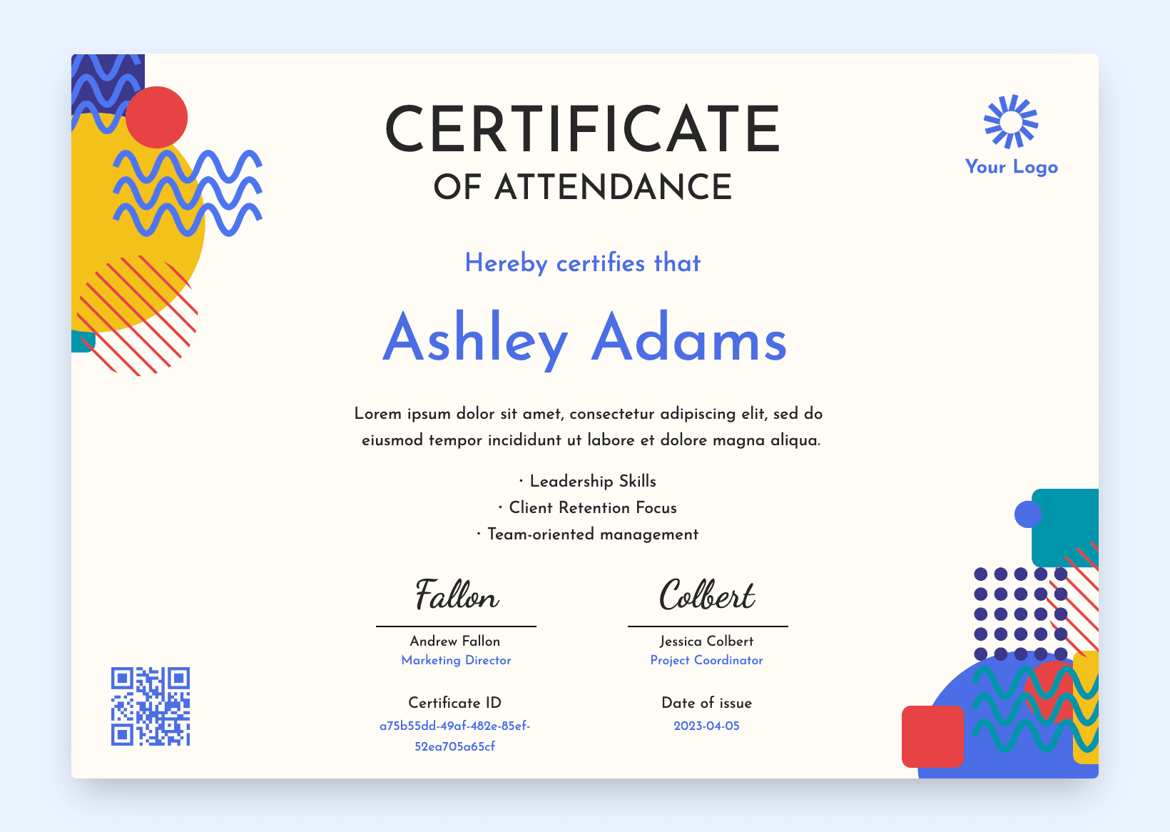 15 Free Attendance Certificate Templates & Inspirations