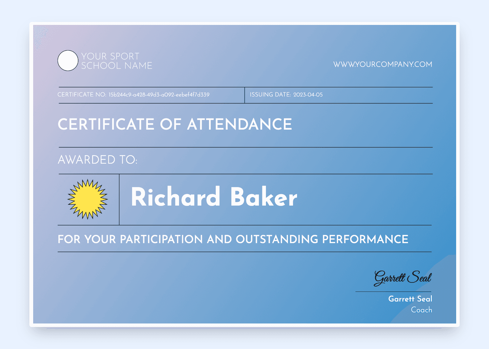15 Free Attendance Certificate Templates & Inspirations