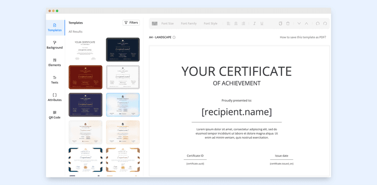 Image 6 for Certificate Template Google Slides