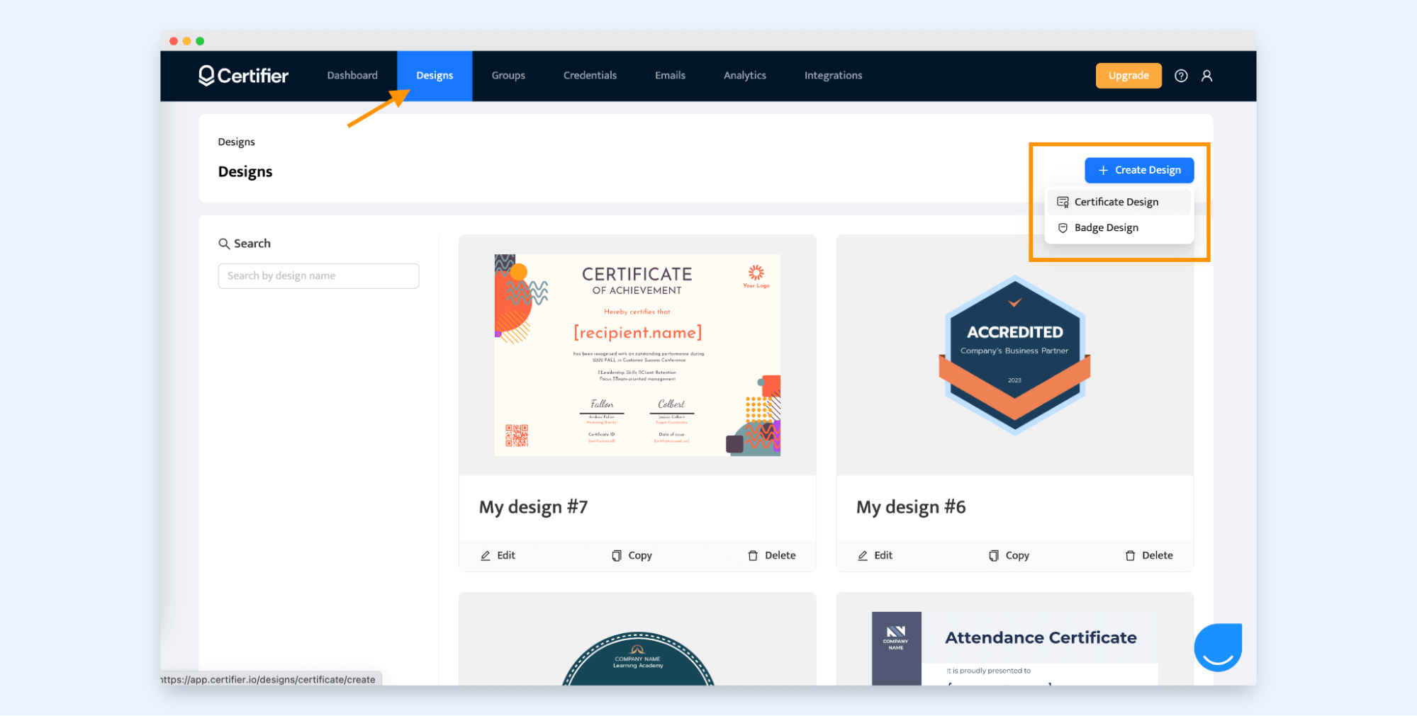 10 Course Certificate Design Inspiration