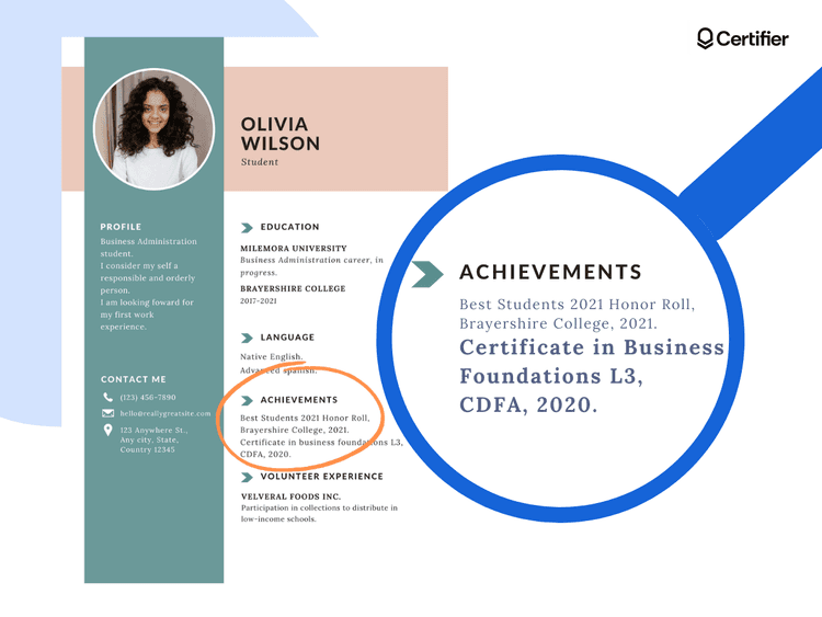 Cv Certification Examples Make Your CV Stand Out: How to List Certifications on Resume?