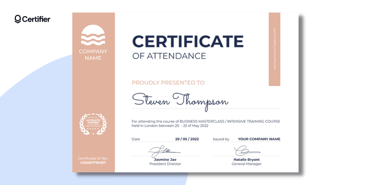 Here Are 25+ Examples of the Best Certificate Wording