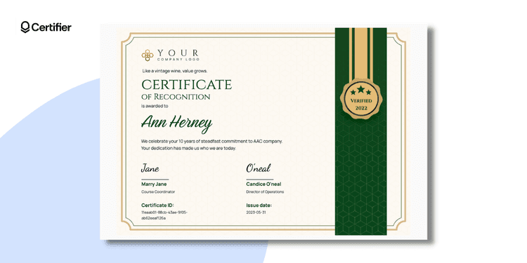 Here Are 25+ Examples of the Best Certificate Wording