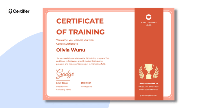 Certified Example Here Are 25+ Examples of the Best Certificate Wording