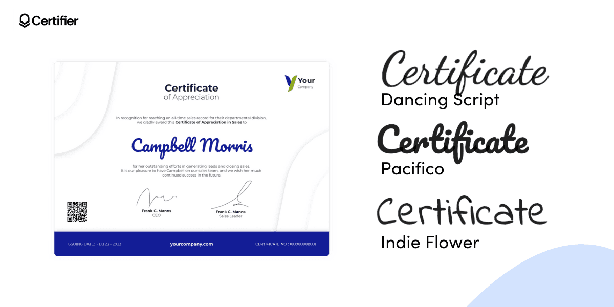 Certificate Fonts Guide How to Choose the Perfect One