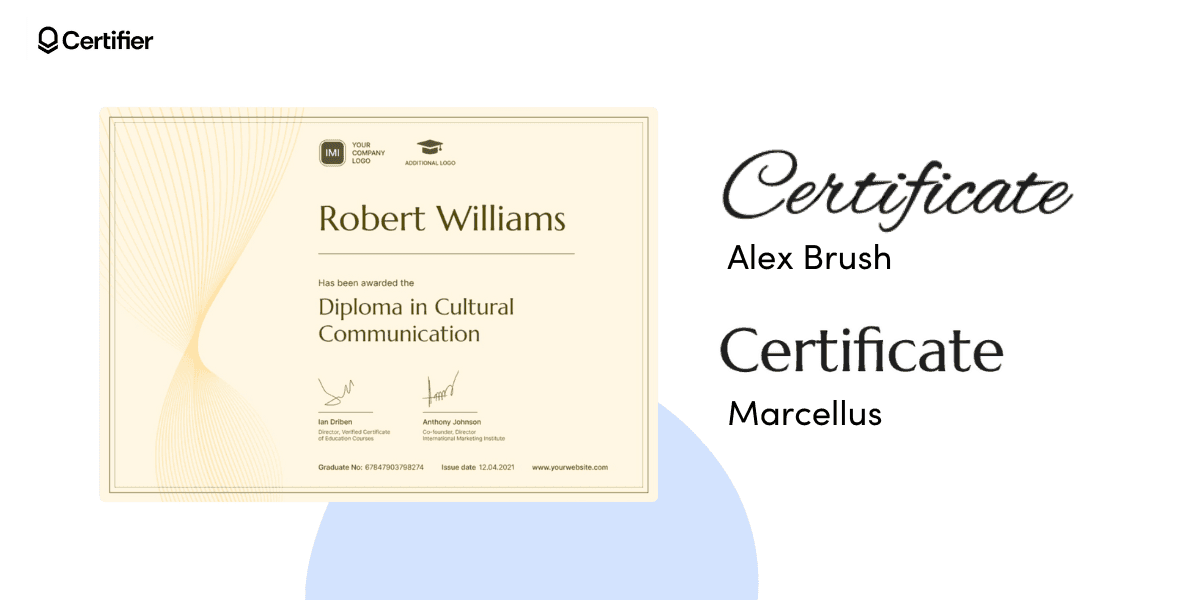 Certificate Fonts Guide How to Choose the Perfect One