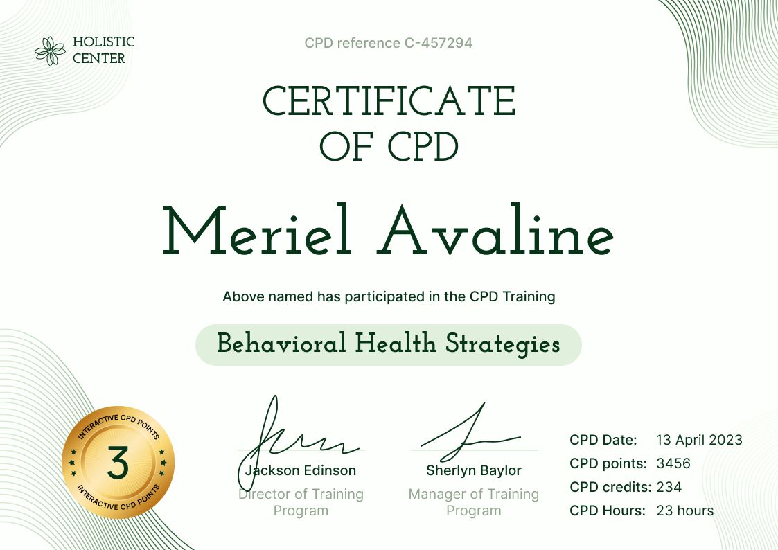 CPD Certificate Templates - Download and Edit for Free