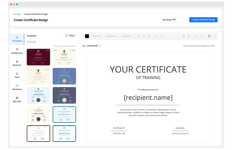 25 Free Training Certificate Templates