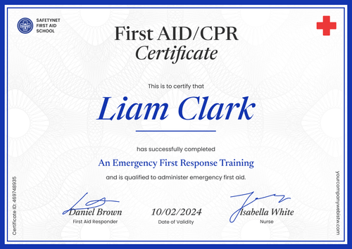 Free First-Aid Certificate Templates - Download & Edit