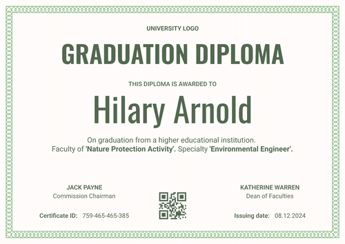 Free Diploma Certificate Templates - Download or Print - Certifier