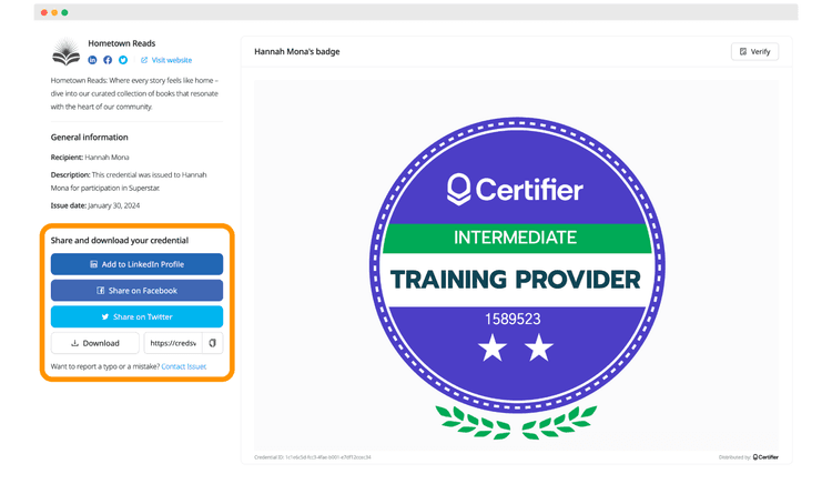 How to Add Digital Badge to LinkedIn and Other Social Media