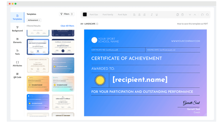 How to Make Certificates for Students at Online Schools?