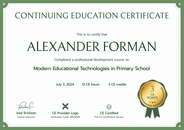 Image 3 for Ceu Certificate Template