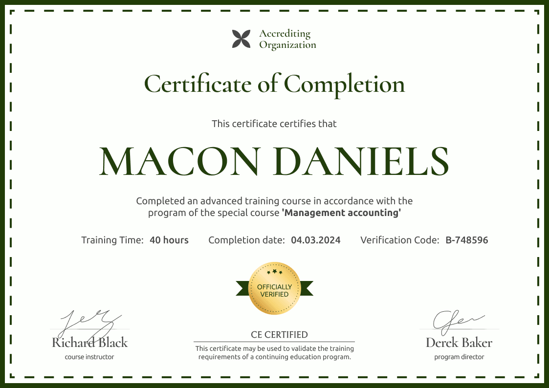 Continuing Education (CE) Certificate Templates - Free to Edit