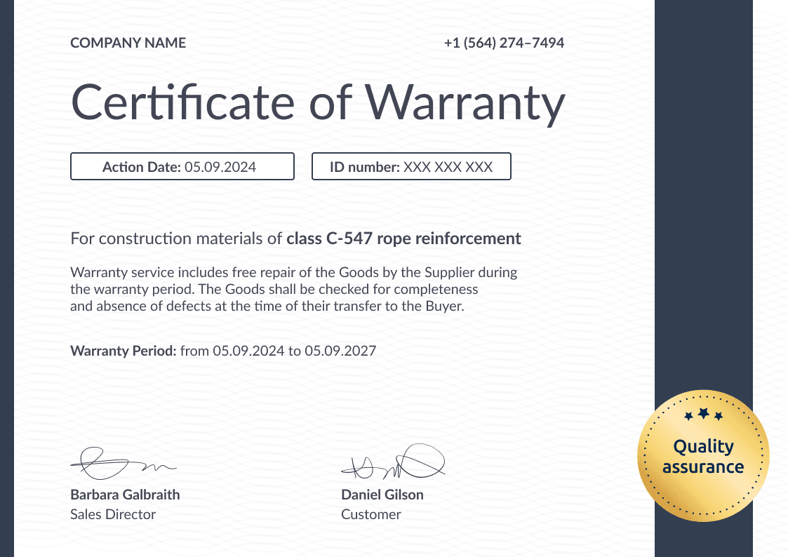 Free Warranty Certificate Templates - Download and Customize