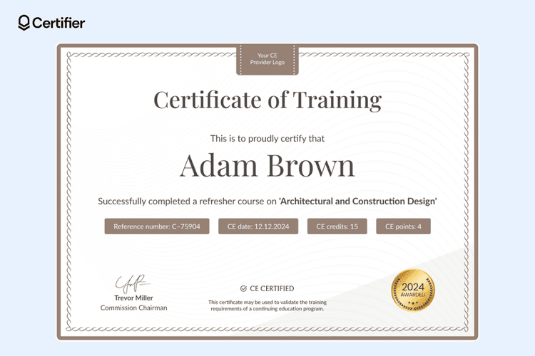 25 Free Training Certificate Templates