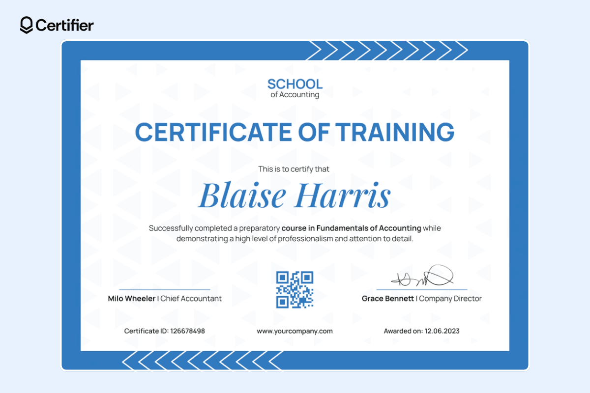 25 Free Training Certificate Templates