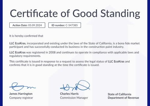 Free Certificate of Good Standing Templates Easy to Download Certifier Free Certificate of Good Standing Templates Easy to Download Certifier