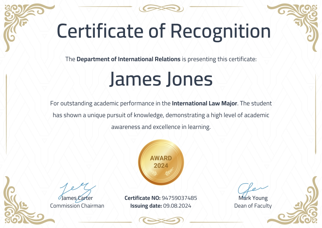 Academic Certificate Templates - Free to Download - Certifier