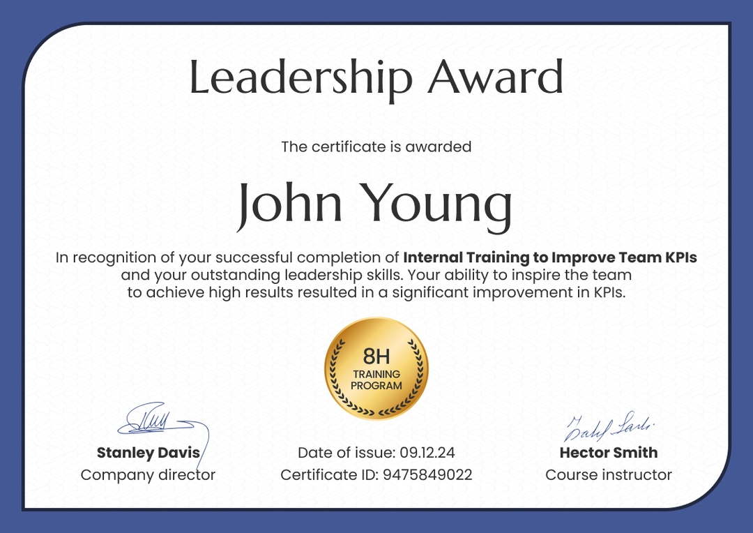 Leadership Certificate Templates - Free to Customize - Certifier
