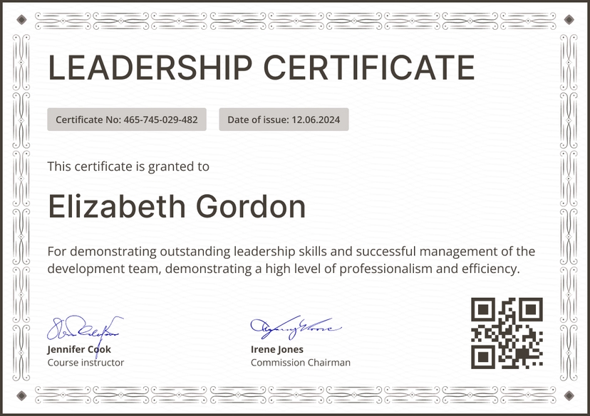 Leadership Certificate Templates - Free to Customize - Certifier
