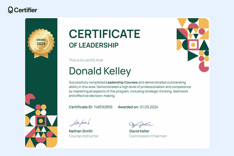 15 Leadership Certificates Templates 15 Leadership Certificates Templates