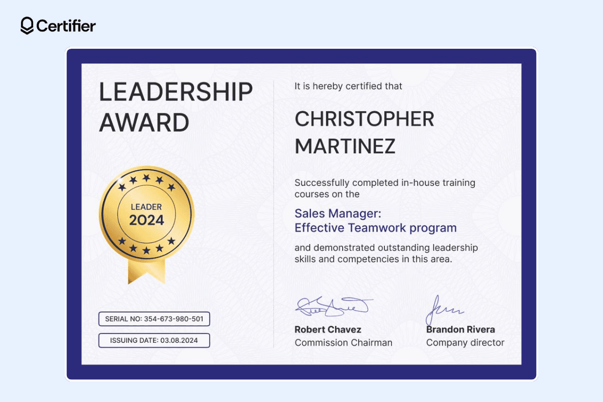 15 Leadership Certificates Templates