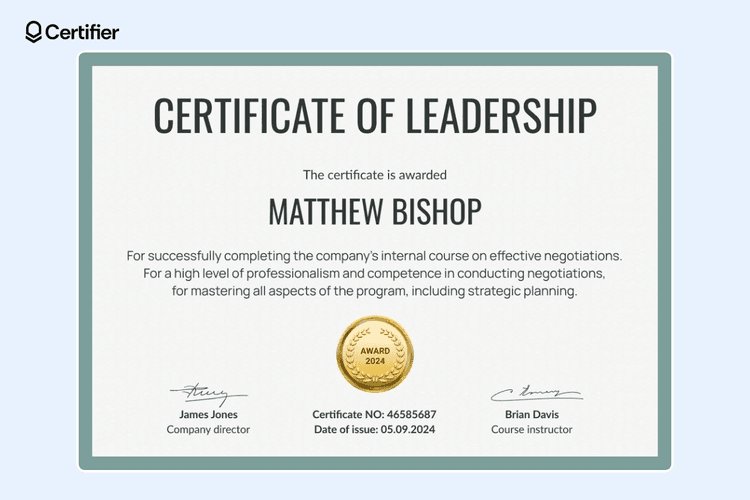15 Leadership Certificates Templates