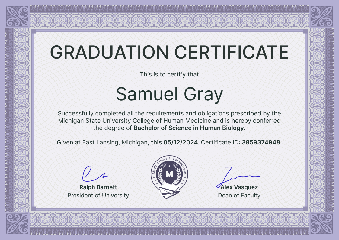 Graduation Certificate Templates - Free to Download