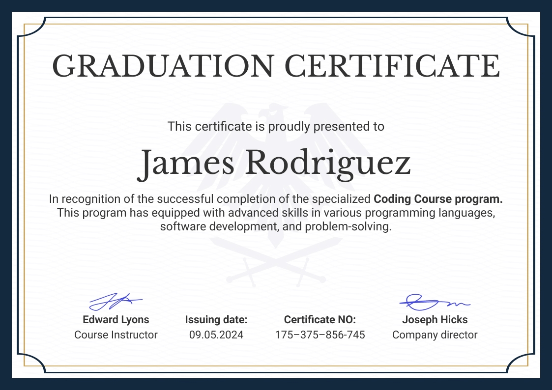 Graduation Certificate Templates - Free to Download