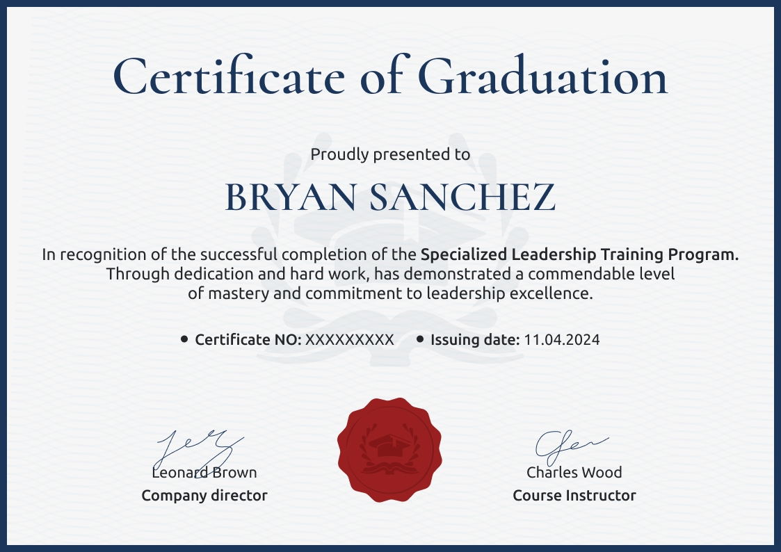 Graduation Certificate Templates - Free to Download