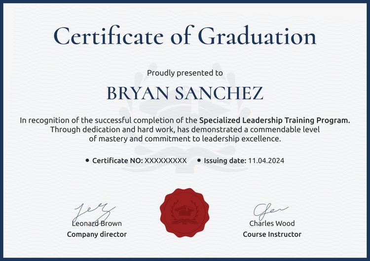 Graduation Certificate Templates - Free to Download