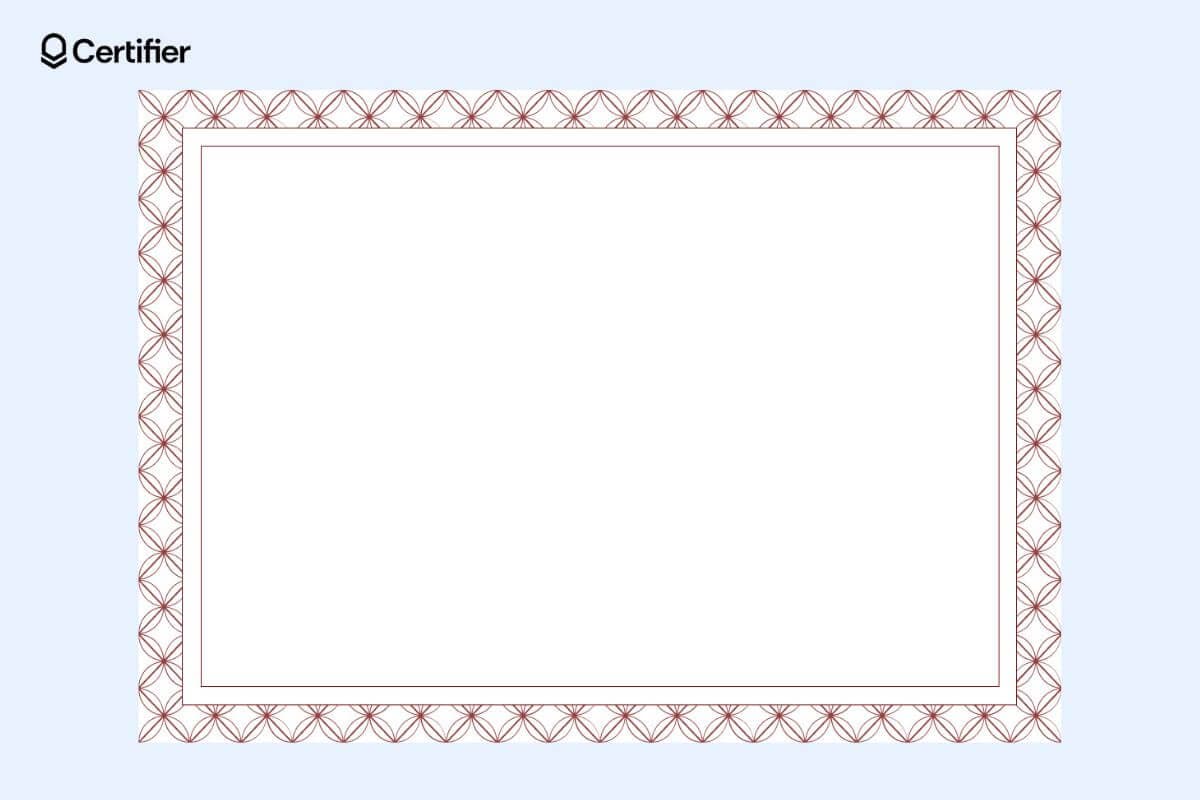 Image 6 for Certificate Border Design Templates