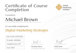Api Course Certificate Template Free Course Certificate Templates – Edit and Download Now