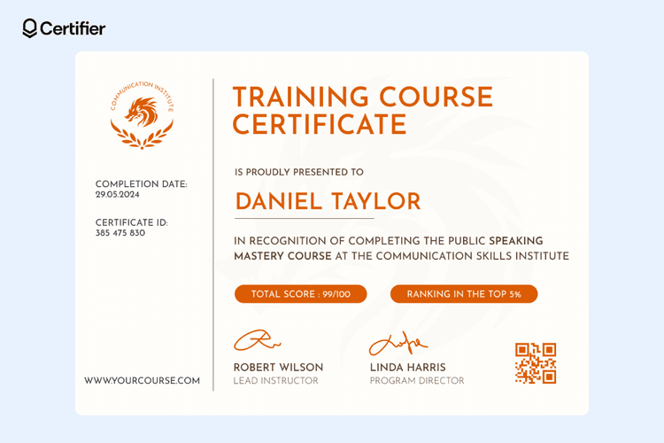 Access Course Certificate Example 15 Course Certificate Templates to Get for Free
