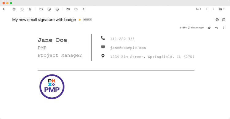 Adding Signature To Email How to Add Badge to Email Signature? (Tutorial)