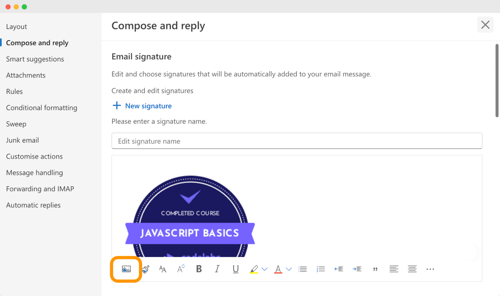 How to Add Badge to Email Signature? (Tutorial)