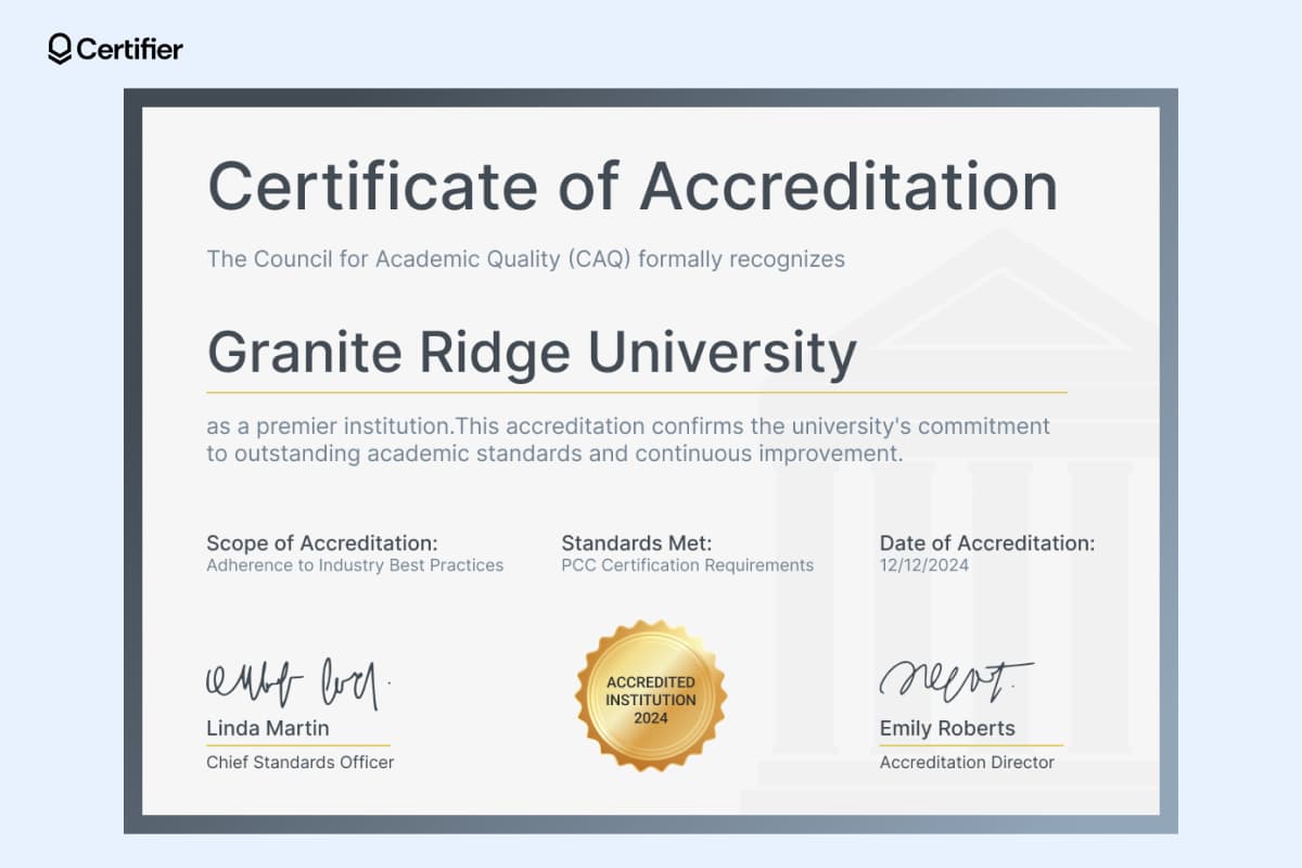 15 Accreditation Certificate Templates to Edit