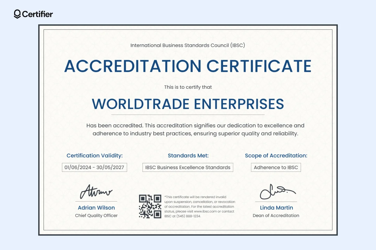 15 Accreditation Certificate Templates to Edit