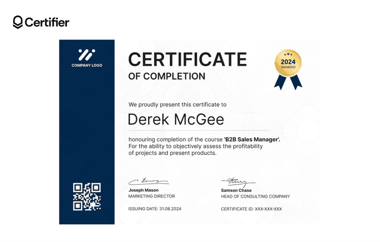 Computer Course Digital Cerificate Sample How to Create a Digital Certificate?