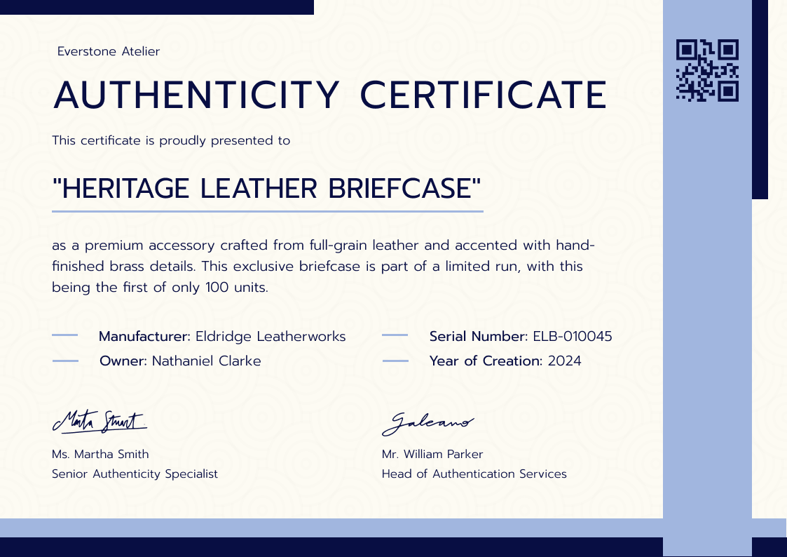 Authenticity Code Authenticity Certificate Templates – Free & Customizable