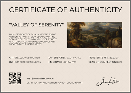 Authenticity Code Authenticity Certificate Templates – Free & Customizable