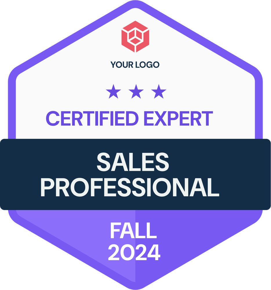 Professional and refined green completion badge template