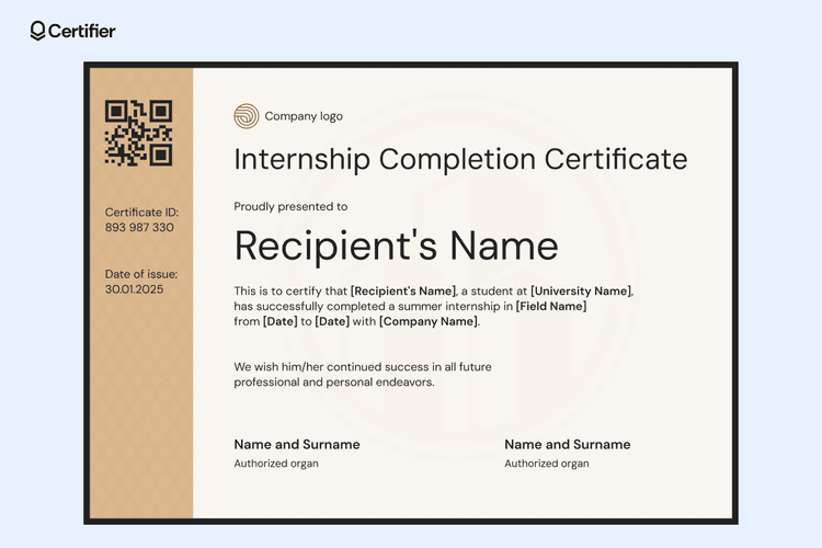 15 Internship Certificate Templates to Edit