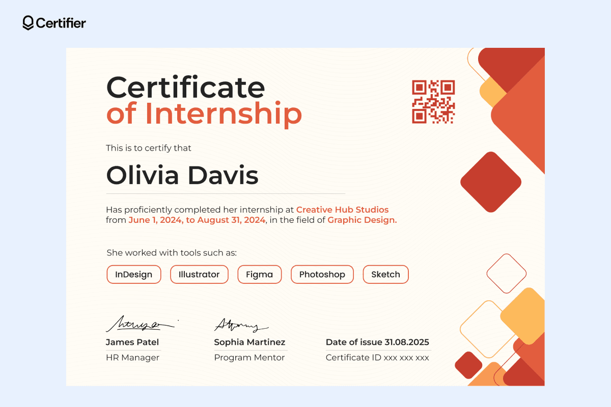 15 Internship Certificate Templates to Edit