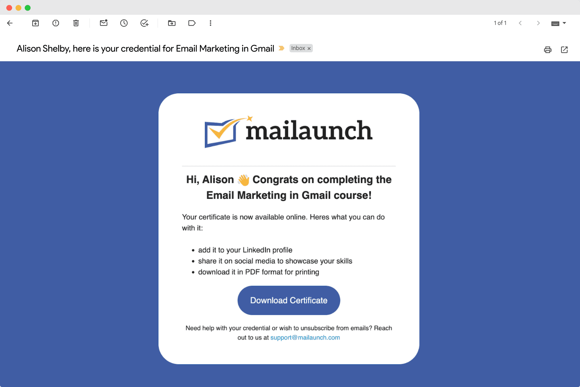 How to Write Email for Sending Certificates?